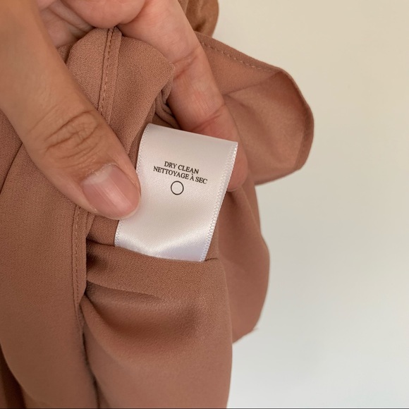 A.L.C. Roya Twist Waist Strapless Dress, in Rose - Picture 13 of 16